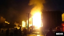 انفجار و آتش سوزی در شهران- غرب تهران