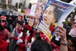 Maandamano Japan yakilaani mapinduzi ya kijeshi dhidi ya serikali ya Aung San Suu Kyi, Mynmar.