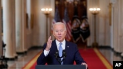 美国总统拜登在白宫发表讲话（2021年8月31日）