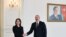 Almaniya xarici işlər naziri Annalena Berbok və Azərbaycan prezidenti İlham Əliyev