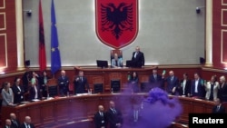ALBANIA-PARLIAMENT/OPPOSITION