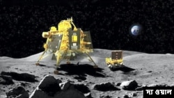 চাঁদের দক্ষিণ মেরুতে ভোর হয়েছে, চেষ্টা চলছে ভারতের চন্দ্রযান-৩-এর বিক্রম-প্রজ্ঞানকে জাগানোর
