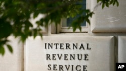 Sở Thuế Liên bang Mỹ tại Washington (ảnh chụp ngày 4/5/2021). 