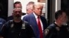 FILE - Former President Donald Trump arrives for his arraignment at Manhattan Federal Court in New York, April 4, 2023. 