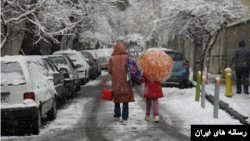 بارش برف در ایران