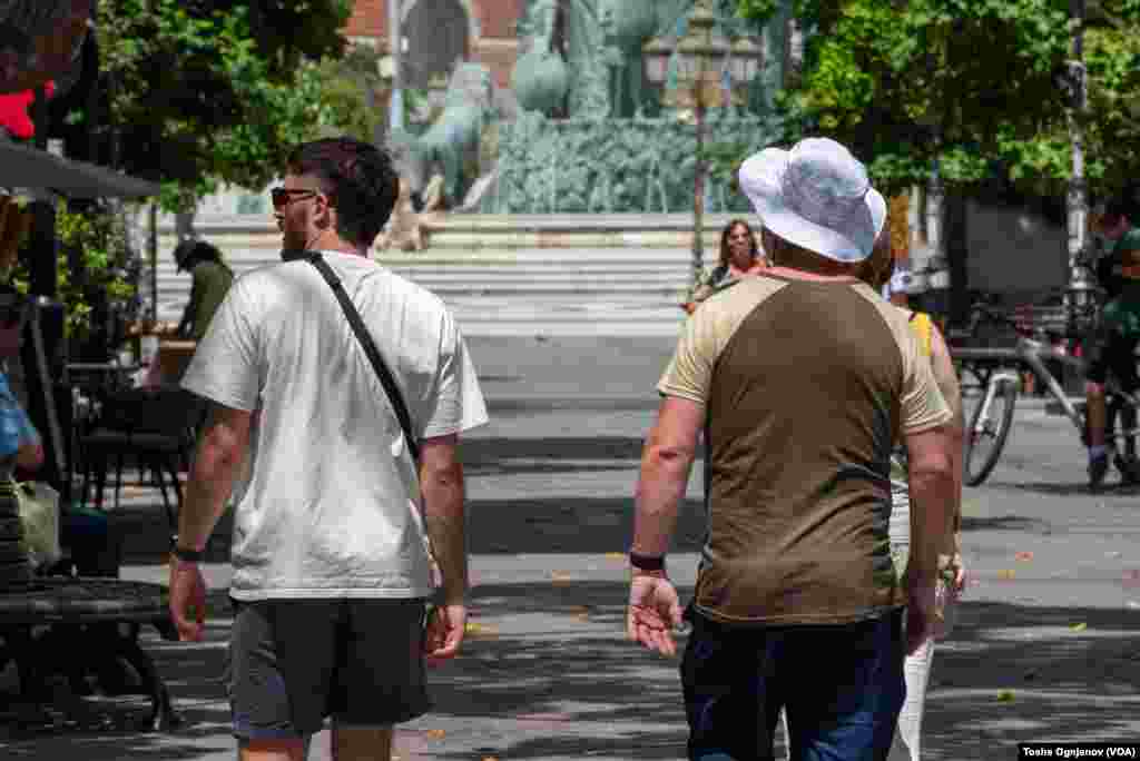 Heatwave in Skopje with temperatures at 40 degrees Celsius