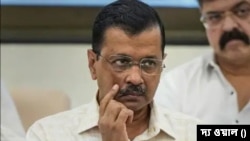 ভারতের দিল্লির মুখ্যমন্ত্রী অরবিন্দ কেজরিওয়াল