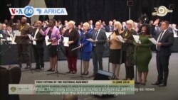 VOA60 Africa - South African parliament convenes as news broke that ANC had agreed to government