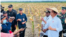 Jokowi mengatakan hasil panen food estate dengan varietas jagung di kabupaten keerom, Papua berkembang dengan baik melebihi panen jagung nasional. (Foto: Courtesy/Biro Setpres)