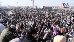 په چمن لاره د پاسپورټ او ویزې د لازمي کېدو پرضد د نهې یا سې شنبې په ورځ‌ د سرحدي ملیشه ځواکونو د مرکز مخې ته احتجاجي پرلت شوی
