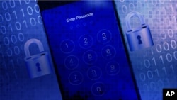 资料照：手机屏幕被锁示意图