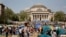Studentë protestues në Universitetin e Kolumbias, 29 prill 2024, Nju Jork.