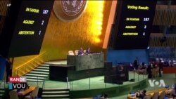 Yon Vòt Senbolik nan Nasyonzini Mande Etazini Leve Anbago Kont Kiba a