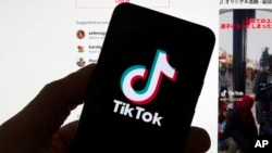 TikTok在手机上的app标识
