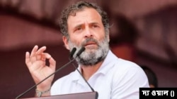 ভারতের কংগ্রেস নেতা রাহুল গান্ধী।