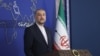 ফাইল ছবি—তেহরানে এক সংবাদ সম্মেলনে বক্তব্য রাখছেন ইরানের পররাষ্ট্রমন্ত্রী হোসেন আমিরআবদোল্লাহিয়ান (২৩ অক্টোবর, ২০২৩) 
