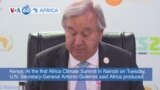 VOA60 Africa - UN chief calls for more equitable financing for green energy