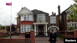 영국 런던의 북한 대사관.