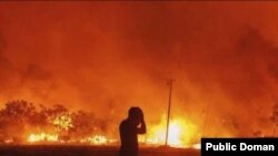 Dîmenek ji şewata li navbera Amed û Mêrdînê de ku şaredarîya bajarê Amadê weşandiye, 21 Hezîran,2024