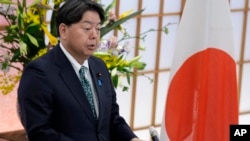 资料照：日本内阁官房长官林芳正