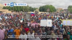 VOA60 Africa - EU to end its military mission in Niger by June 30