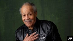 FILE - Former NASA astronaut Ed Dwight poses for a portrait to promote the National Geographic documentary film "The Space Race" during the Winter Television Critics Association Press Tour, Feb. 8, 2024. (AP Photo/Chris Pizzello, File)