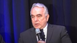 资料照：美国副国务卿库尔特·坎贝尔（Kurt Campbell）2024年4月22日在华盛顿智库和平研究所（USIP）举办的讨论会上讨论印太国家和北约的合作前景。（视频截图）