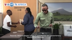 VOA60 Africa - Rwandans vote in election incumbent President Kagame is favored to win
