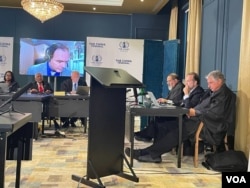 海牙世界公民法院公审习近平，视讯作证(2) (盛雪提供)