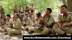یکی از اردوهای پیشمرگه‌های حزب دمکرات کردستان ایران - عکس از سایت کوردستان میدیا وابسته به این گروه. 