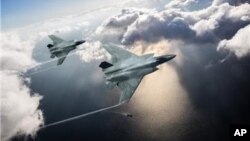 이탈리아와 일본, 영국의 차세대 전투기 공동 개발 프로젝트인 '글로벌전투항공프로그램(GCAP)' 전투기 콘셉트 이미지.