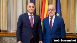 За Џафери да може да биде мандатар, Собранието претходно ја констатираше неговата, но и оставката на премиерот Ковачевски.