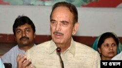 সাবেক কংগ্রেস নেতা গুলাম নবী আজাদ। (ফাইল ছবি) 