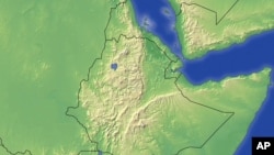 የኢትዮጵያ ካርታ