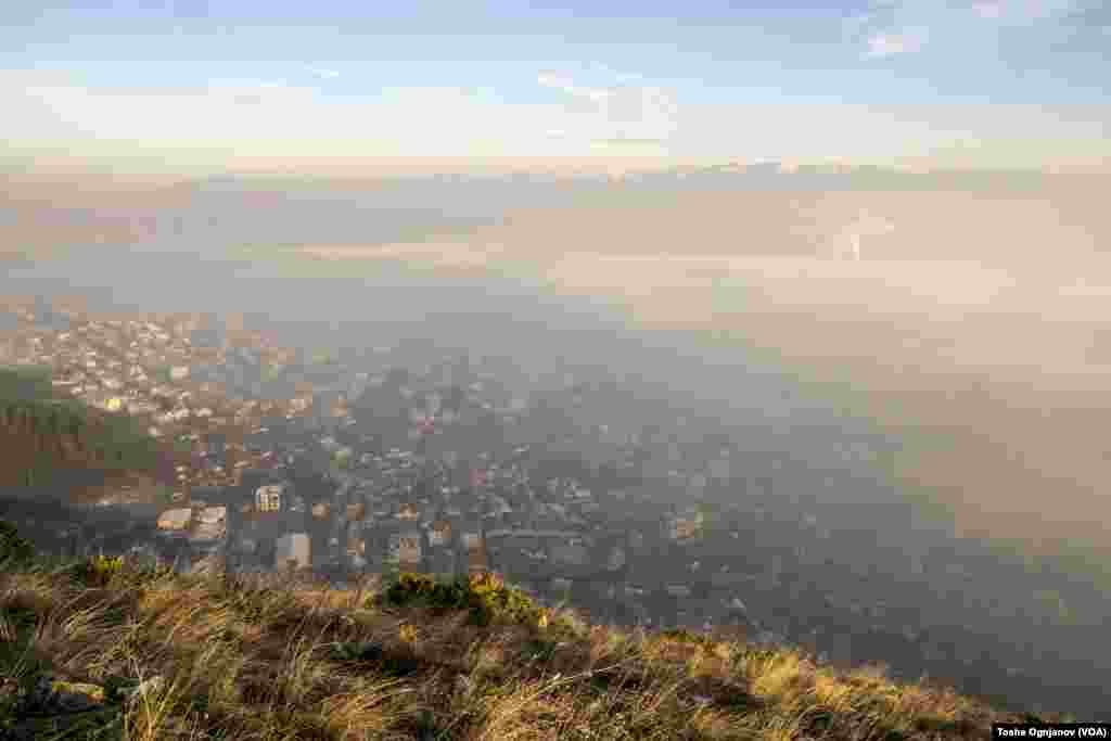 Skopje, North Macedonia, Pollution / Загадување на воздухот во Скопје
