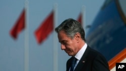 美国国务卿安东尼·布林肯（Antony Blinken）2023年6月18抵达北京.