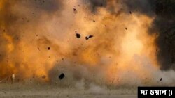 ভারতের বাজারগাঁও গ্রামের কাছে একটি সৌর বিস্ফোরক প্রস্তুতকারক সংস্থায় বিস্ফোরণ ঘটে। ১৭ ডিসেম্বর, ২০২৩।