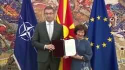 Мицкоски го доби мандатот за составување влада од Сиљановска-Давкова 