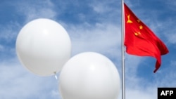 Chinese balloons crossing the Taiwan Strait 