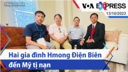 Hai gia đình Hmong Điện Biên đến Mỹ tị nạn | Truyền hình VOA 13/10/23
