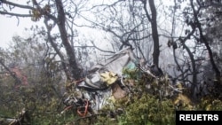 لاشه هلی‌کوپتر حامل ابراهیم رئیسی و همراهانش