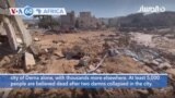 VOA60 Africa - IOM: Deadly floods in Libya displaced 30,000 people in Derna