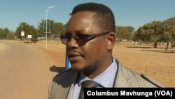 Steven Dhlamini, an economics professor at National University of Science and Technology, speaks in Harare, June 28, 2024.