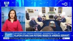 Laporan Langsung VOA untuk TVRI: Plafon Utang dan Potensi Resesi di AS 
