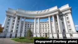 资料照：位于基辅的乌克兰外交部大楼