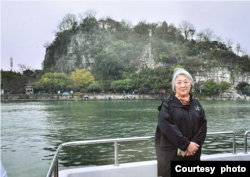 中国资深媒体人、独立专栏作家高瑜2024年3月摄于广西桂林漓江。（高瑜提供图片）