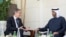 美国国务卿布林肯同阿联酋总统谢赫•穆罕默德•本•扎耶德•阿勒纳哈扬会晤。（2024年1月8日）