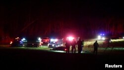 محل سقوط هلیکوپترها در ایالت کنتکی