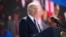 President Joe Biden delivers a speech during a commemorative ceremony to mark D-Day 80th anniversary, June 6, 2024, at the U.S. cemetery in Colleville-sur-Mer, Normandy, France.