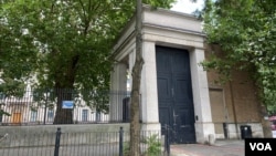 伦敦“超级使馆”将建在伦敦塔附近的皇家铸币局(Royal Mint Court)旧址，规模远超中国在伦敦现有的使馆 (美国之音/李伯安)